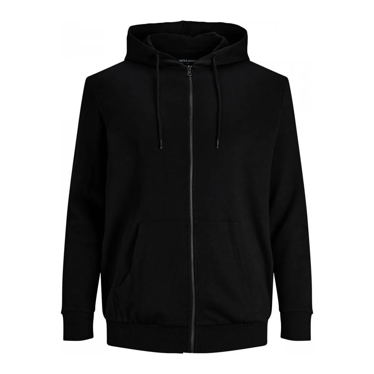 12182493 BASIC SWEAT ZIP-BLACK