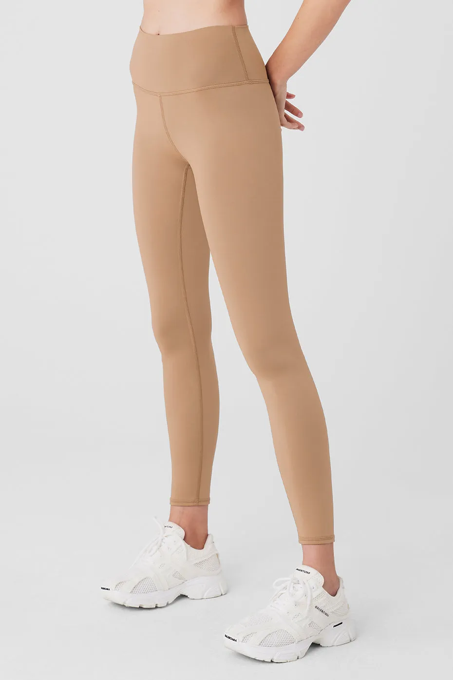 7/8 High-Waist Airlift Legging - Toasted Almond