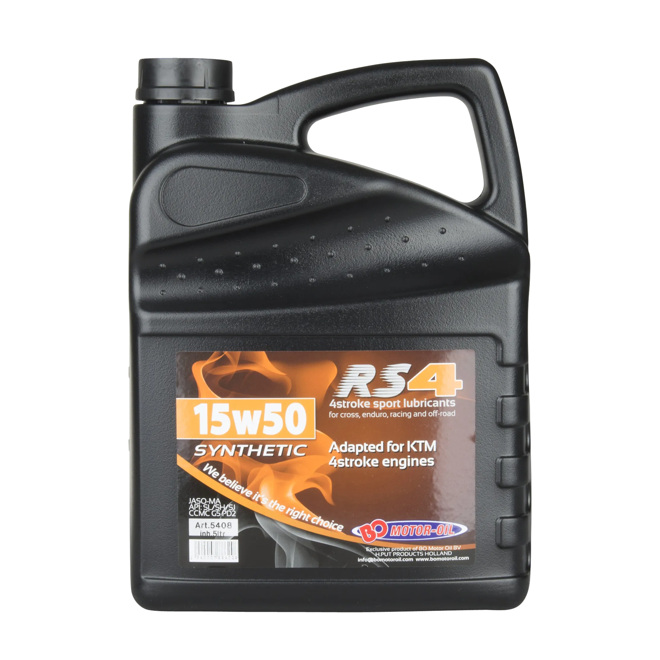 Aceite de Motor BO Oil RS4-4T 5 L para 15W50