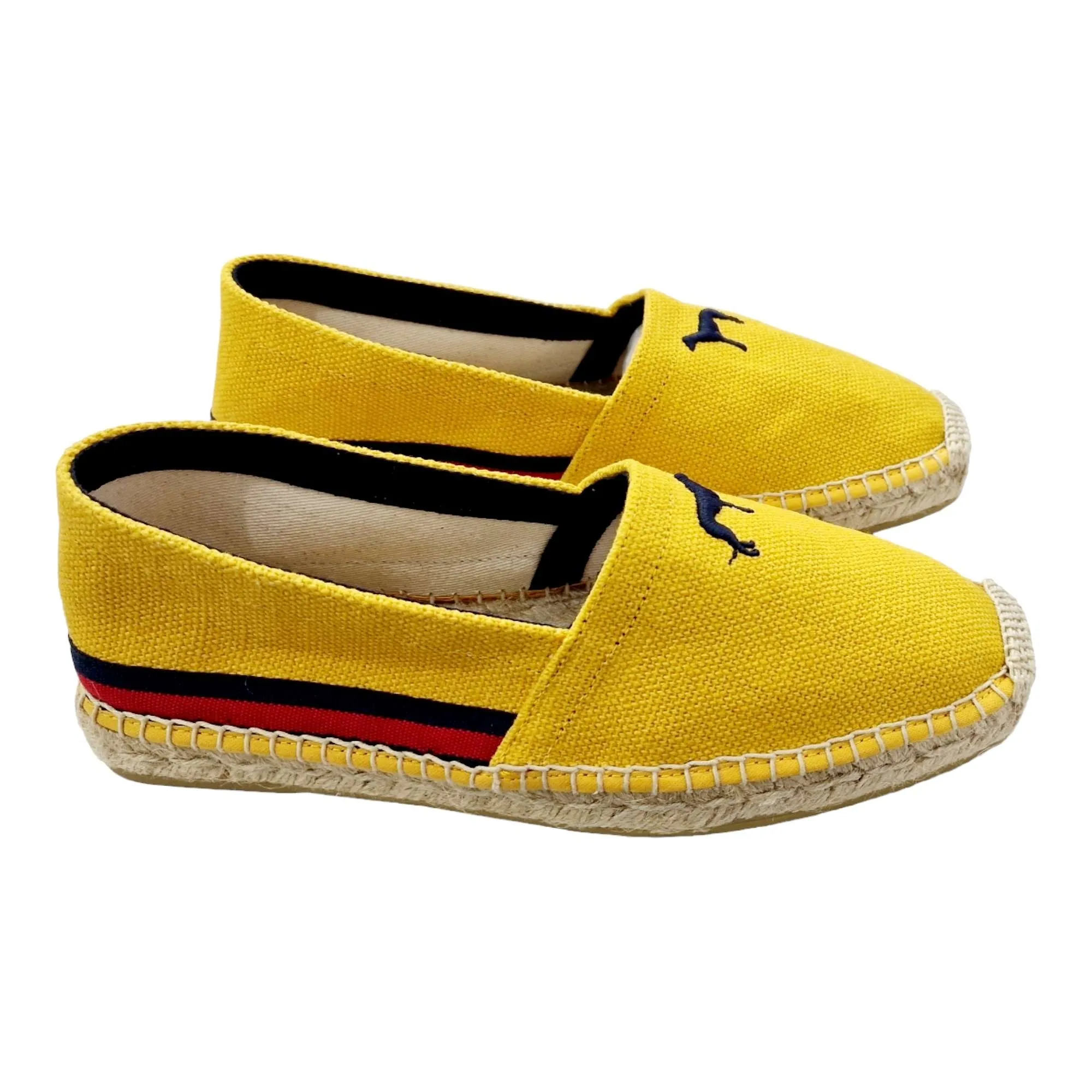 ALPARGATA HOMBRE TEJIDO SUELA YUTE AMARILLO AMARILLO