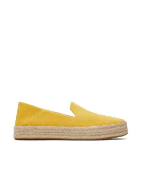 Alpargatas de mujer Carolina amarillo piña