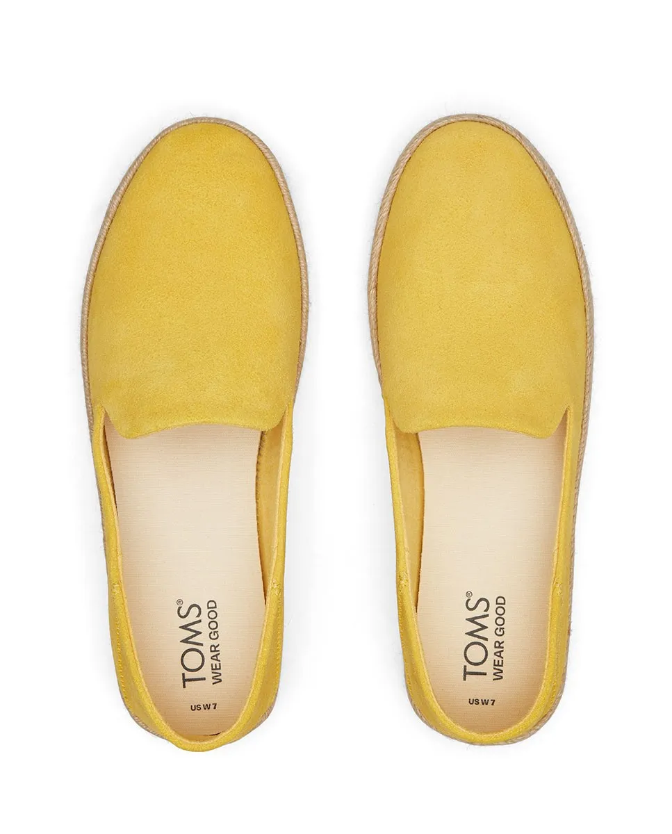 Alpargatas de mujer Carolina amarillo piña