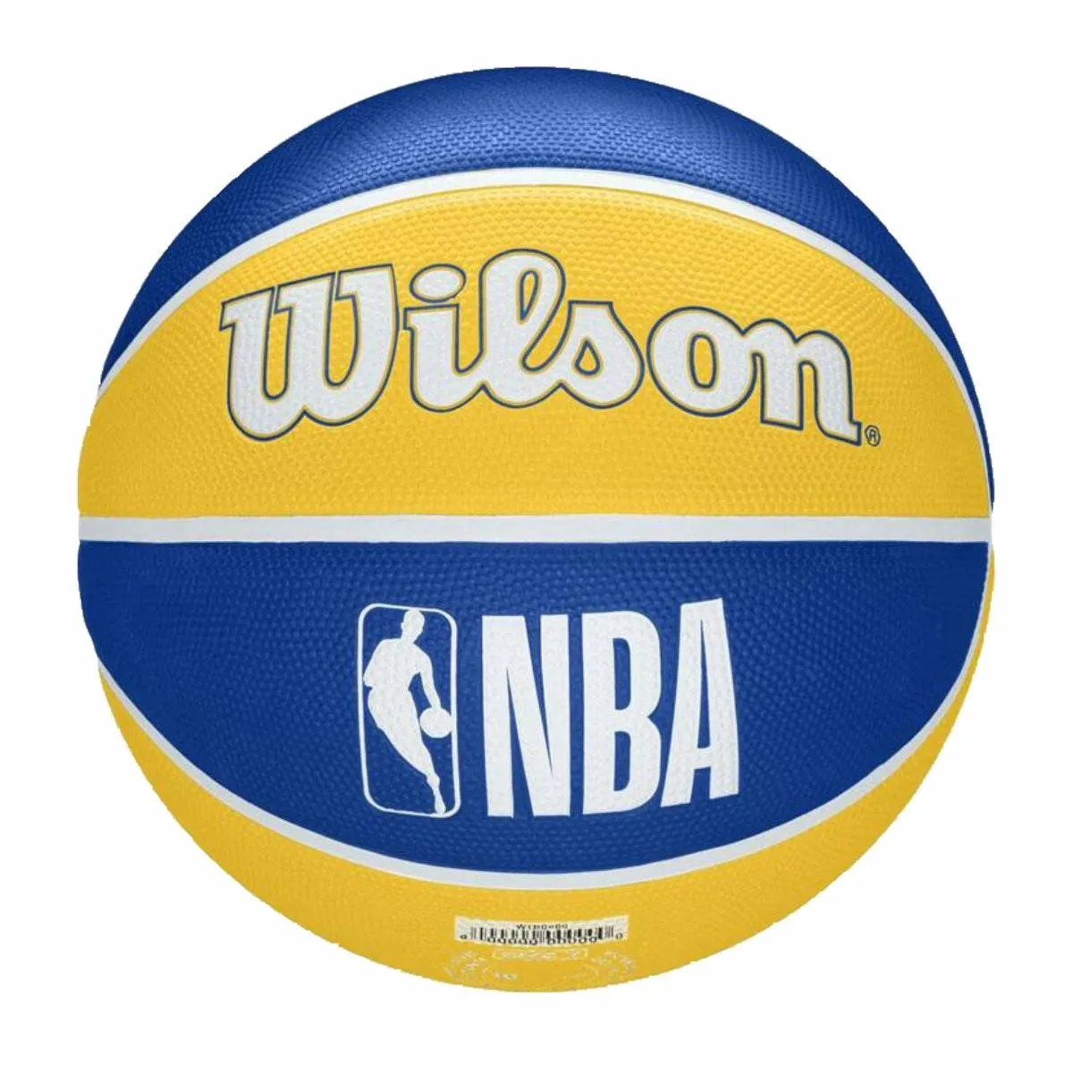 Balón Básquetbol Wilson NBA Team Tribute BSKT Warriors N°7 Amarillo/Azul