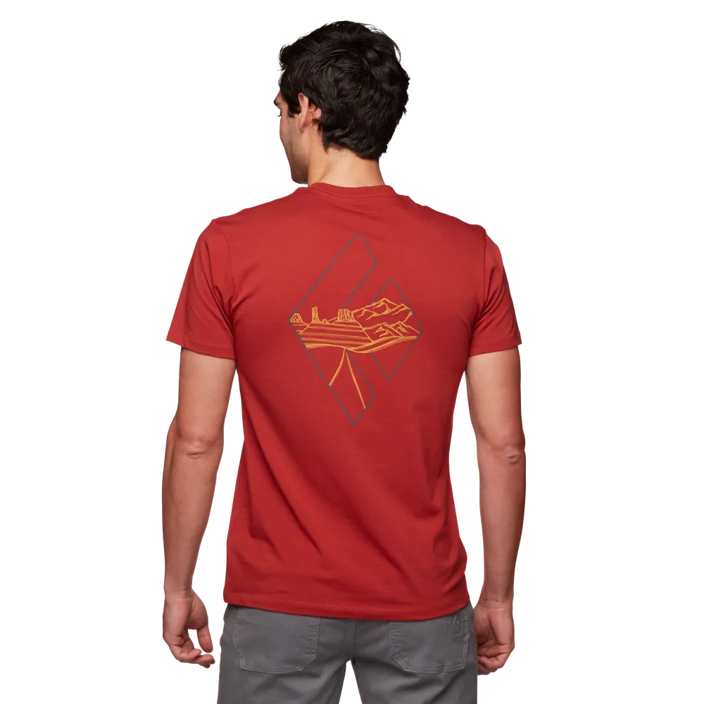 BD DESERT TO MOUNTAIN SS TEE  - MEN'S Red Rock