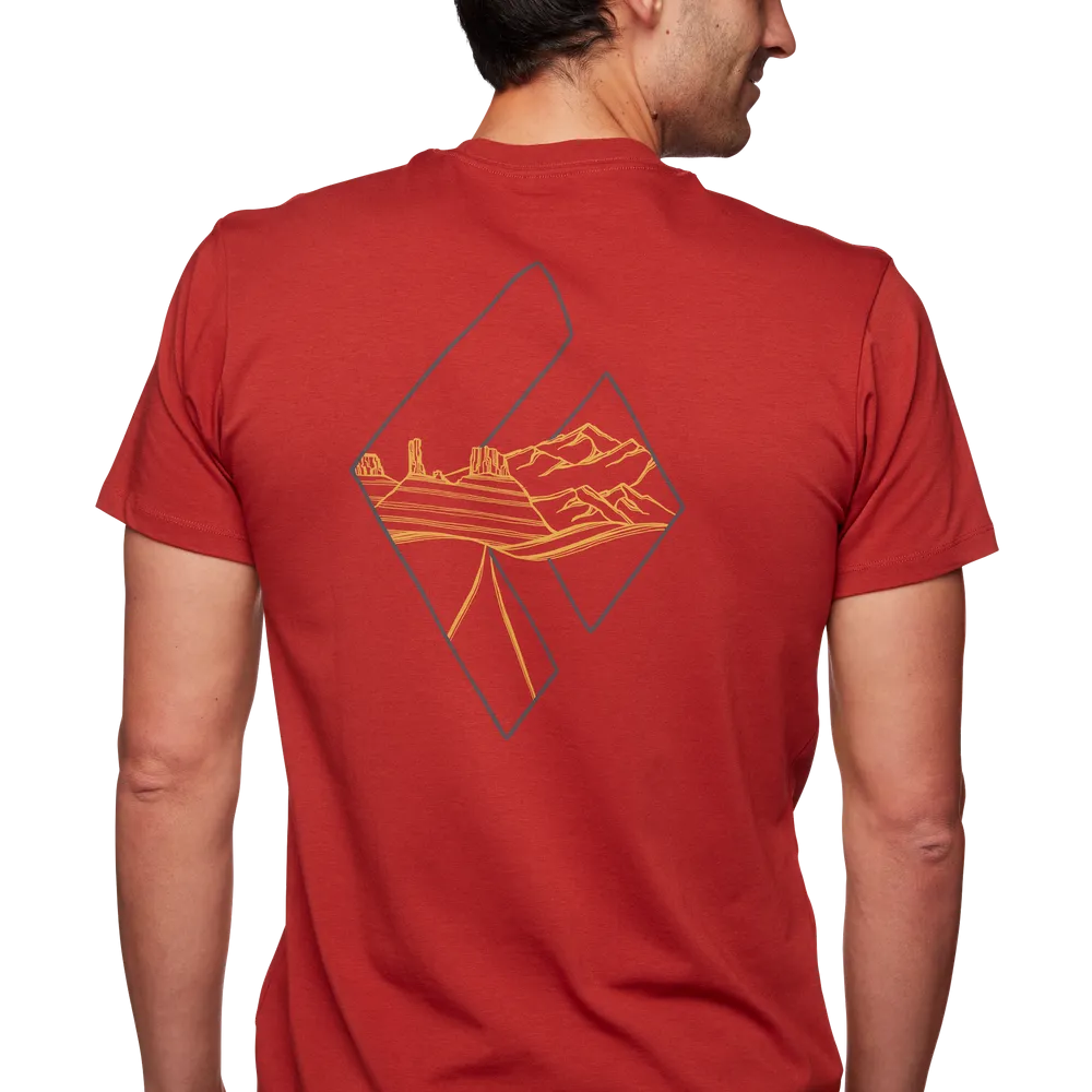 BD DESERT TO MOUNTAIN SS TEE  - MEN'S Red Rock