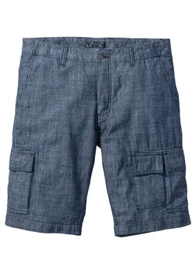 Bermudas de estilo cargo y corte holgado Azul marino