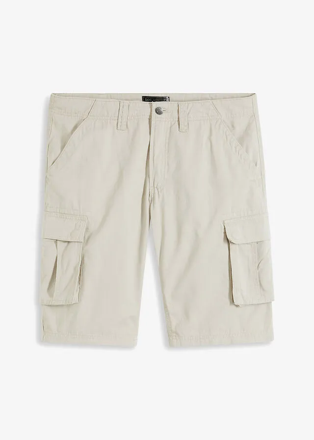 Bermudas de estilo cargo y corte holgado gris piedra