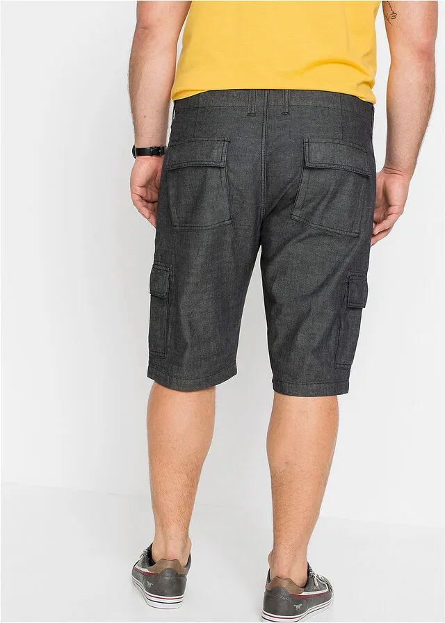 Bermudas de estilo cargo y corte holgado Negro