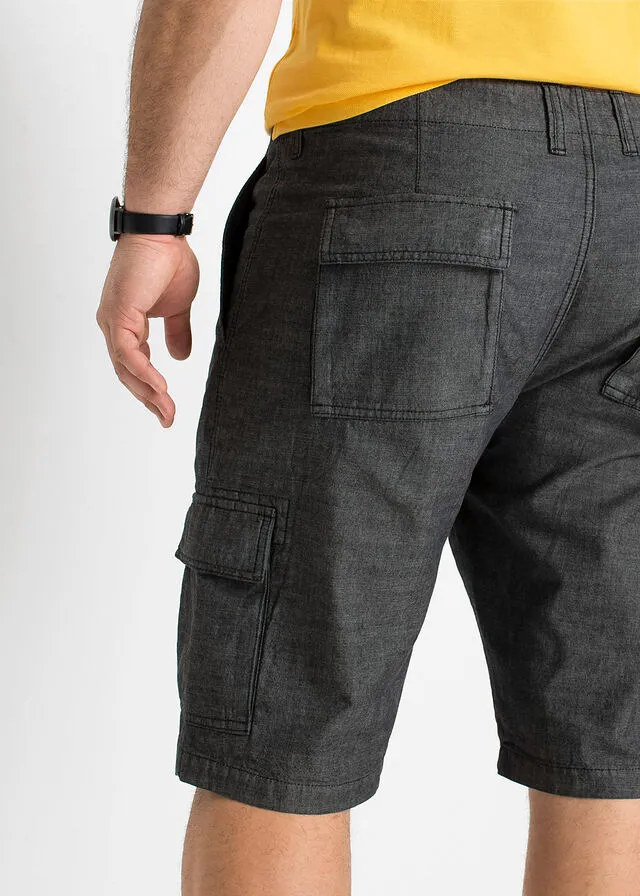 Bermudas de estilo cargo y corte holgado Negro