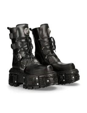 BOOT BLACK IMPERFECT  M-TANK373-S1