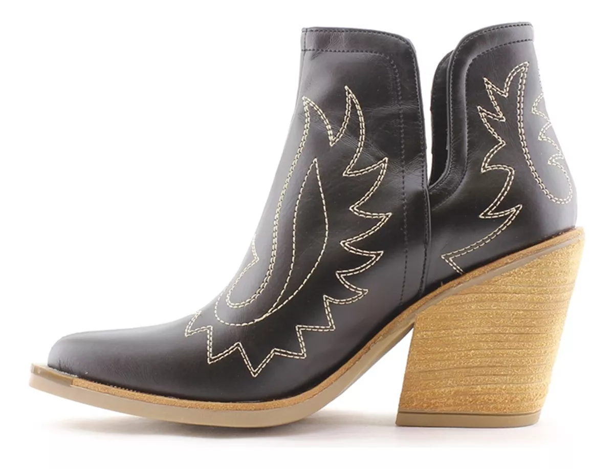 Botas Botinetas Dama Mujer Texanas Bajas Comoda P1005 Carg