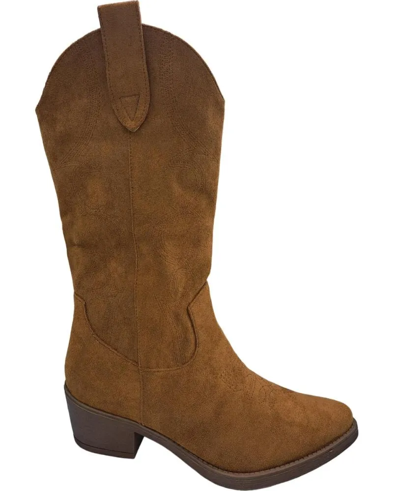 Botas CALZADOMANIA  de Mujer BOTA TEJANA  CAMEL