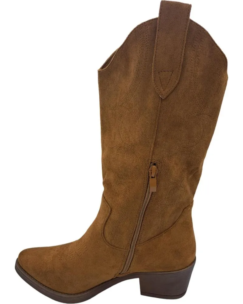 Botas CALZADOMANIA  de Mujer BOTA TEJANA  CAMEL