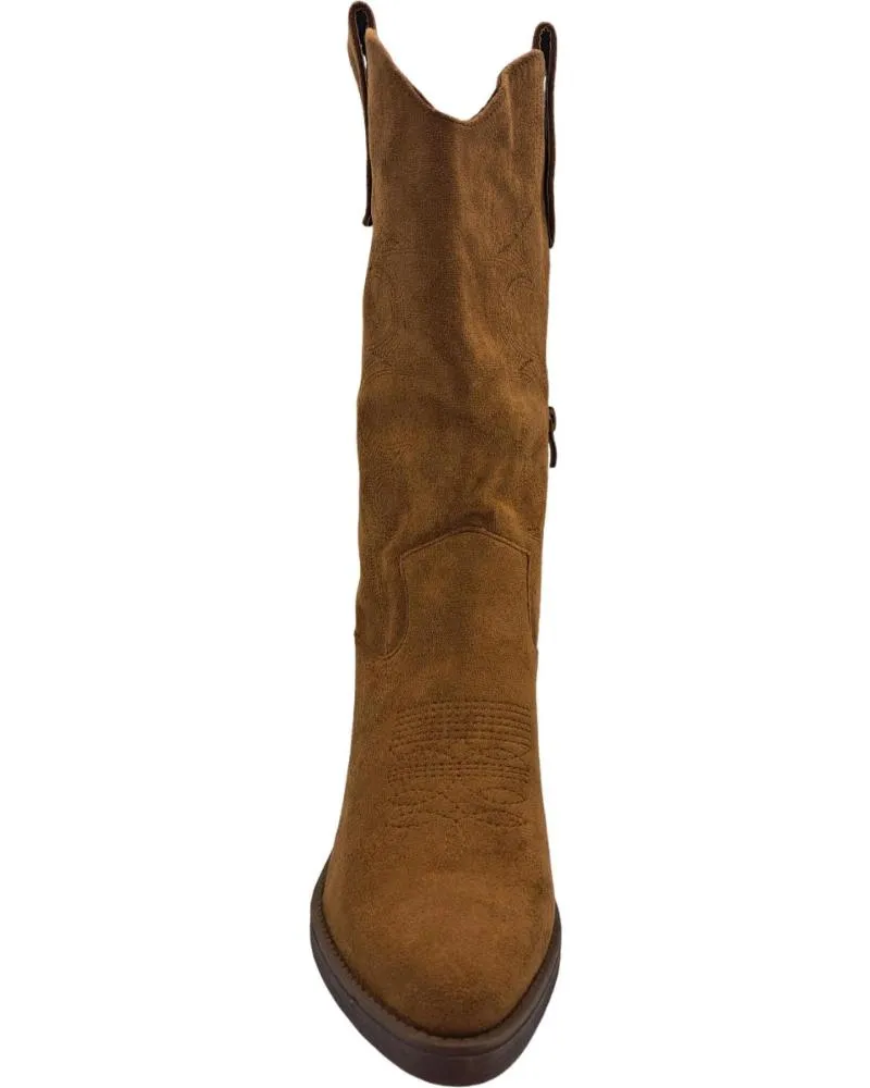 Botas CALZADOMANIA  de Mujer BOTA TEJANA  CAMEL