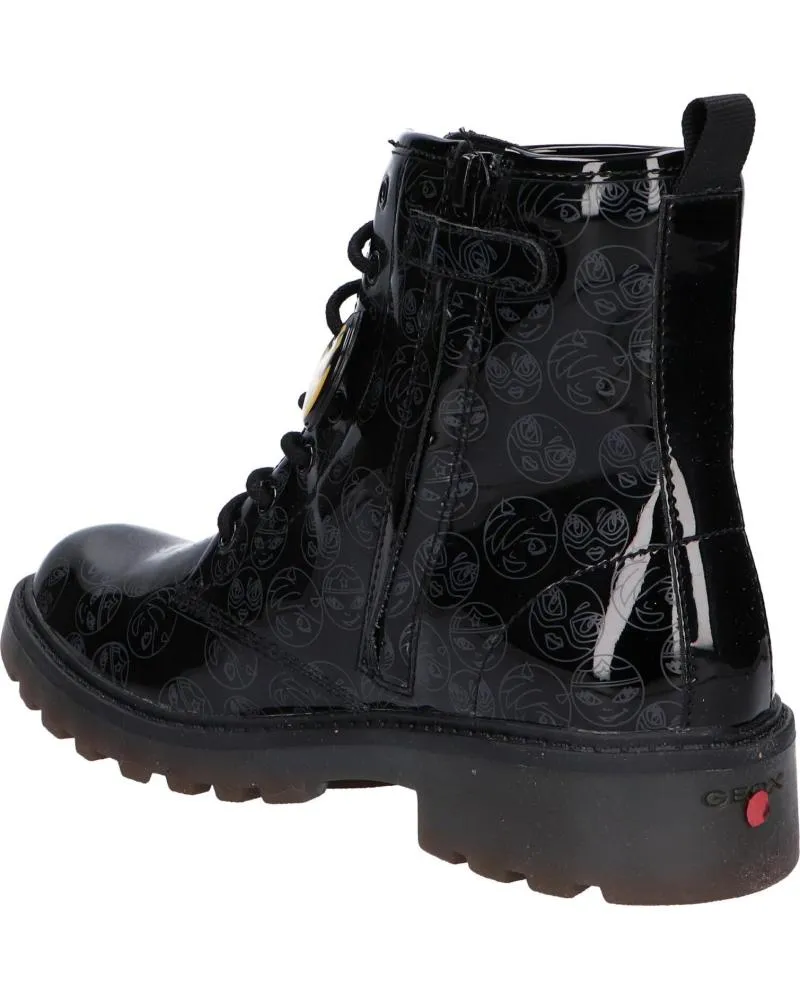 Botas de Mujer y Niña GEOX J5420K 000FC J CASEY C9999 BLACK