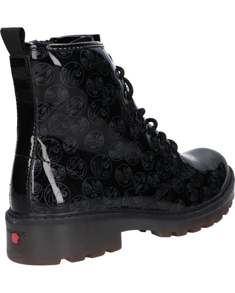 Botas de Mujer y Niña GEOX J5420K 000FC J CASEY C9999 BLACK