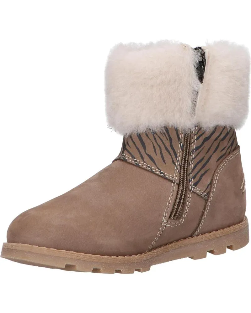 Botas de Niña KICKERS 878681-10 NONOFUR GOLF 113 BEIGE