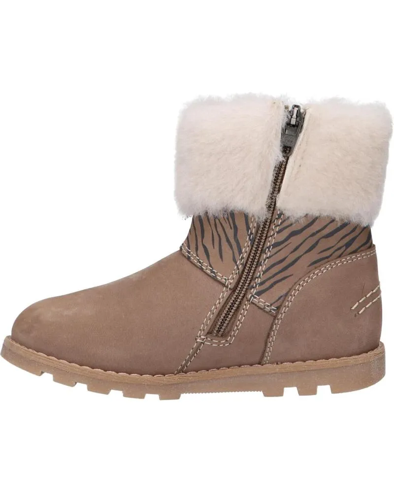 Botas de Niña KICKERS 878681-10 NONOFUR GOLF 113 BEIGE