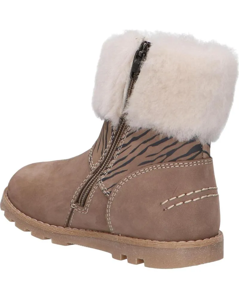 Botas de Niña KICKERS 878681-10 NONOFUR GOLF 113 BEIGE