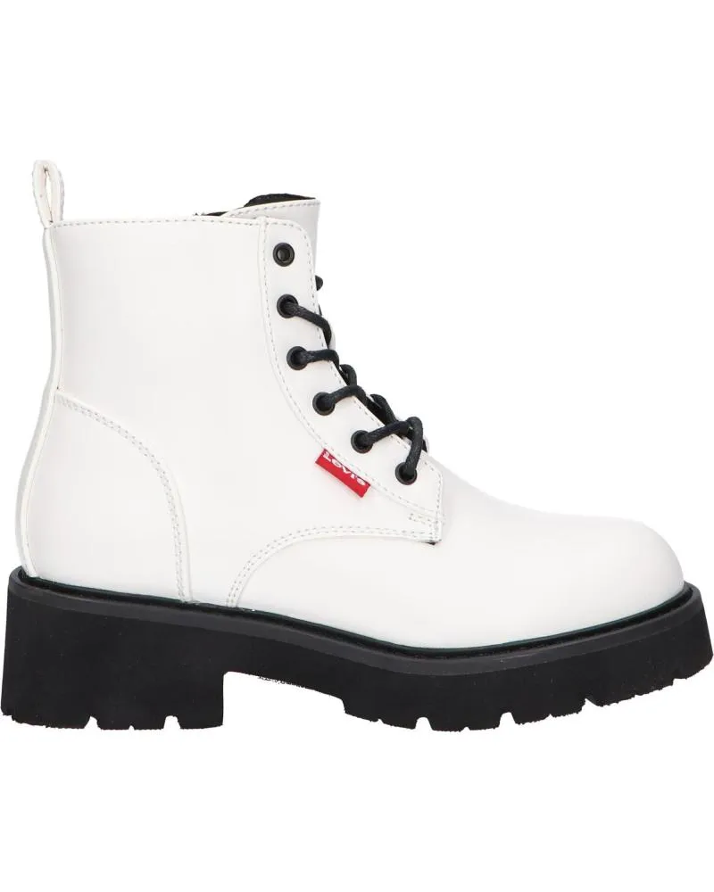 Botas de Niña y Niño LEVIS VBIL0001S BILLIE 0061 WHITE