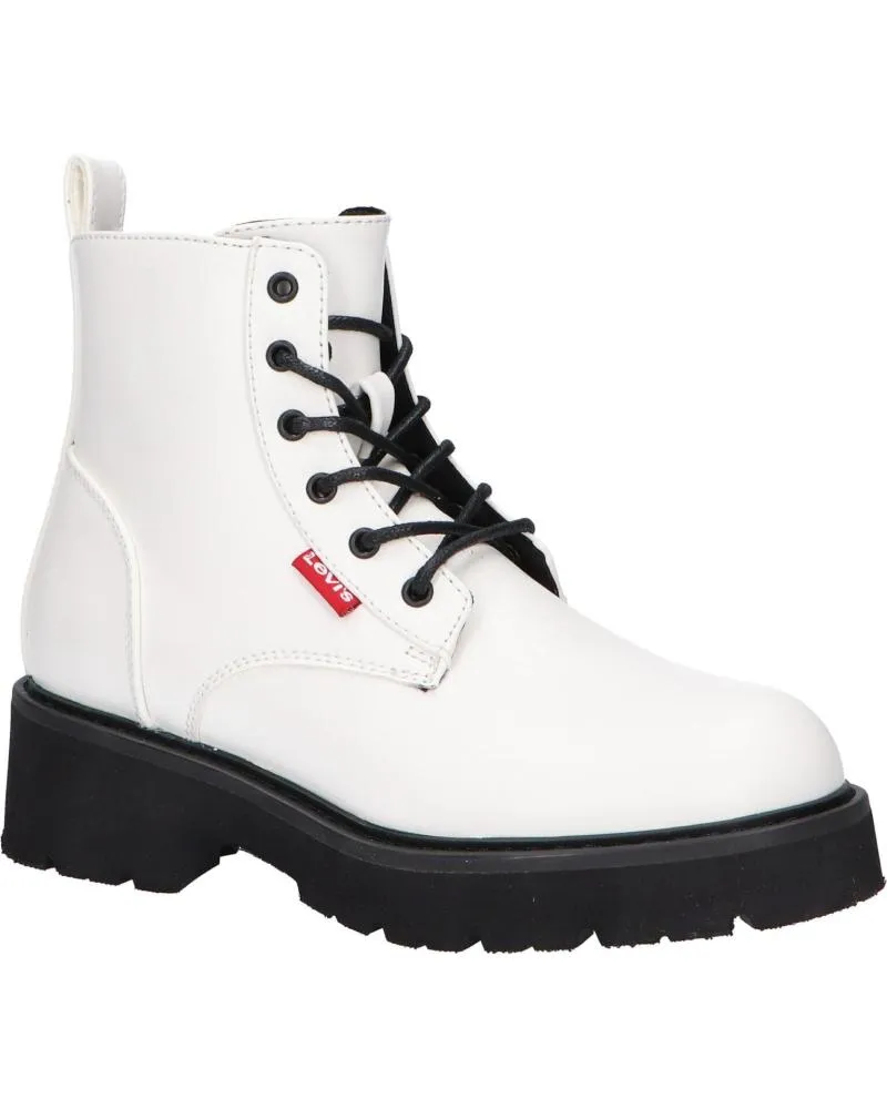 Botas de Niña y Niño LEVIS VBIL0001S BILLIE 0061 WHITE