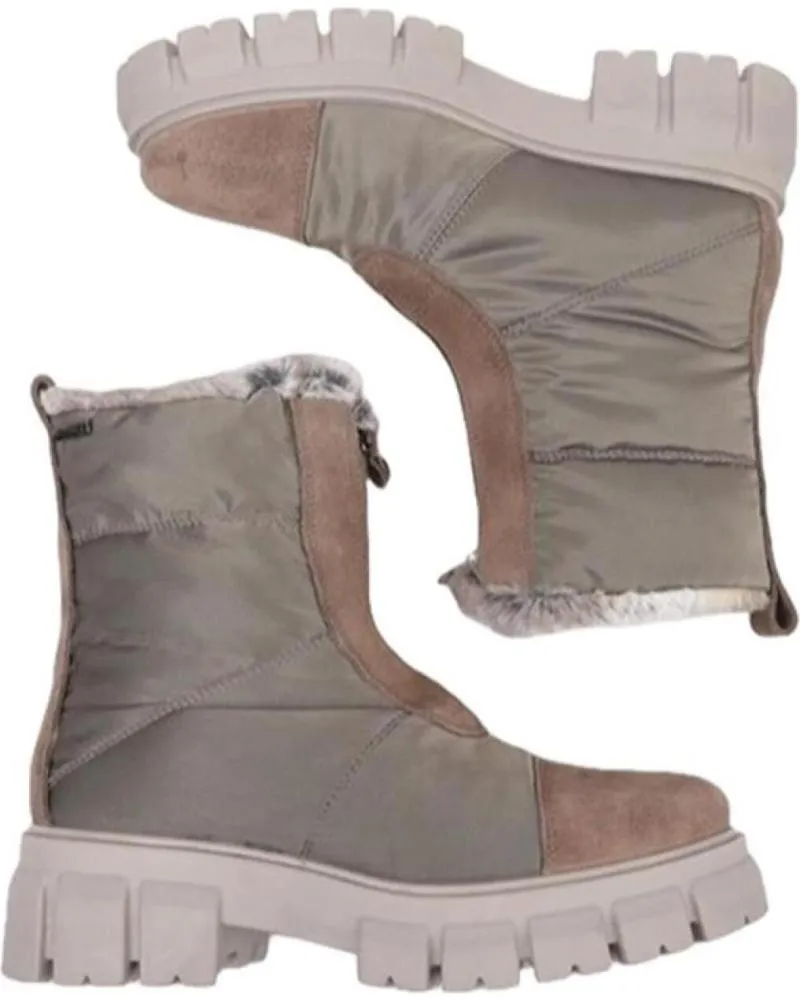 Botas IMAC  de Mujer 657059 NAYLON-PIEL T  TAUPE