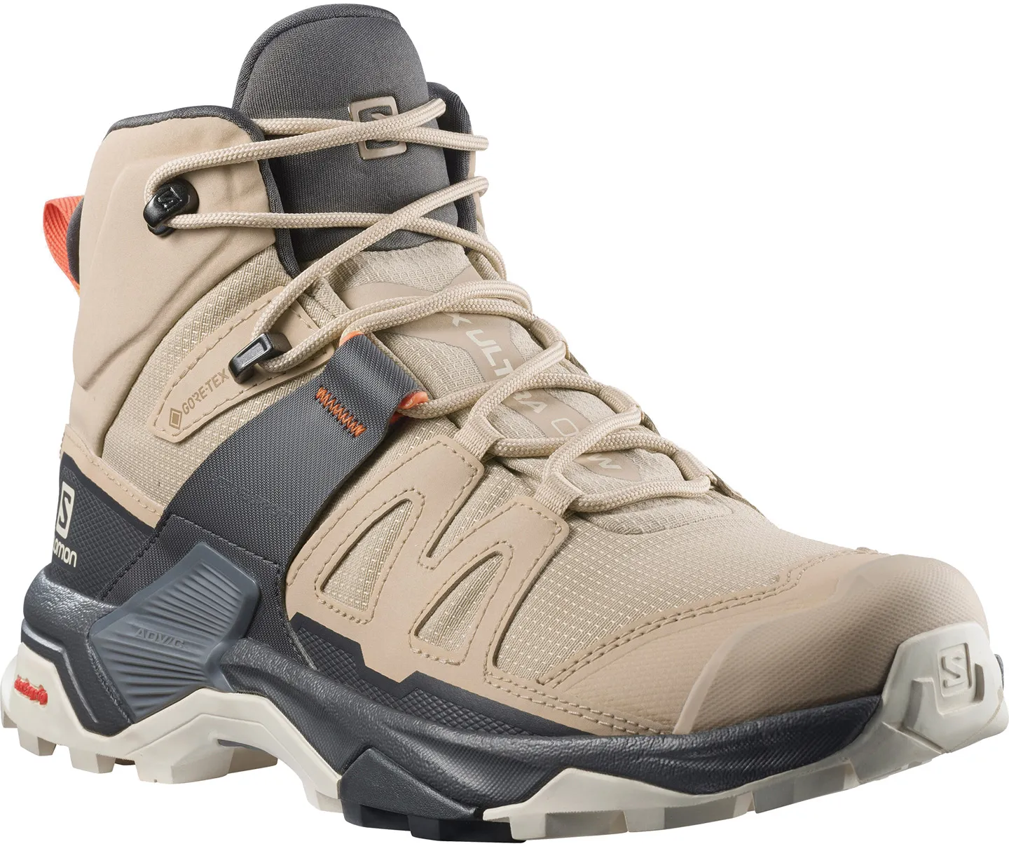 Botas Salomon X Ultra 4 Mid GTX W Beige