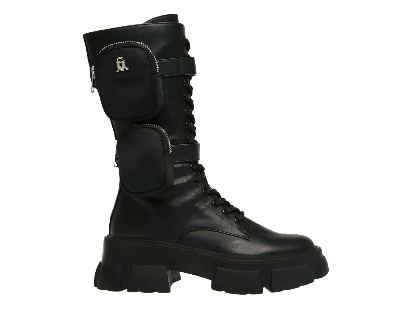 Botas Steve Madden Thorpe Negro Para Mujer