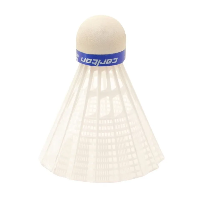 Bote 6 Volante Badminton Carlton F1 Ti Blanco 003763