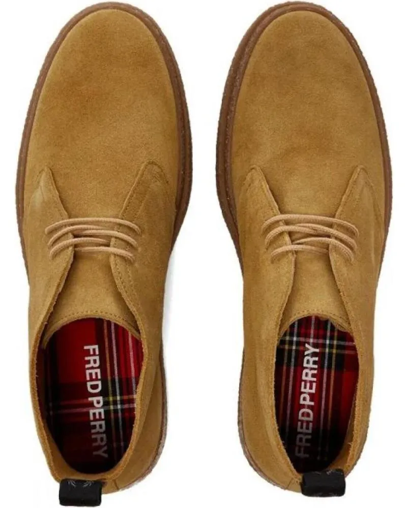 Botines FRED PERRY  de Hombre HAWLEY SUEDE B9161 CHESNUT - 40  BROWN