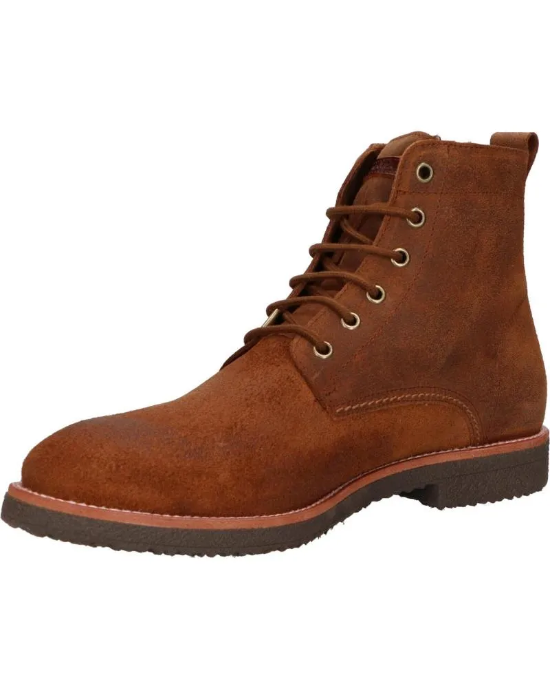 Botines PANAMA JACK  de Hombre GLASGOW IGLOO C28  VELOUR CUERO- BARK