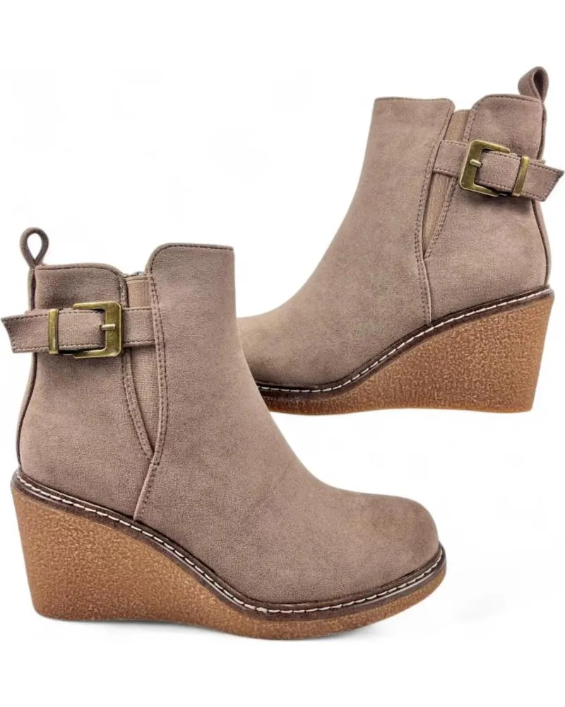 Botines TIMBOS  de Mujer BOTIN CUNA DE MUJER KAKI 130852  MARRóN