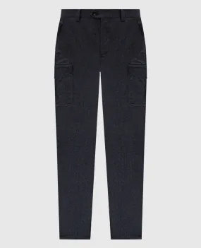 Brunello Cucinelli GRAY wool cargo pants