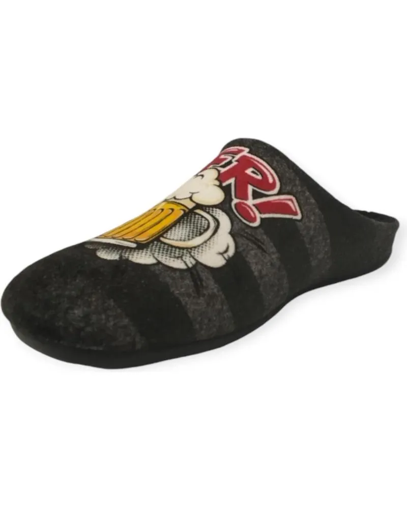 Calzado de casa CALZAMUR  de Hombre ZAPATILLA CASA 40423  NEGRO