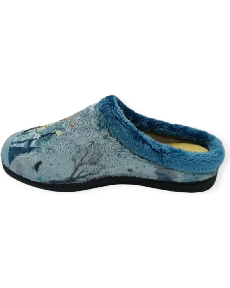 Calzado de casa ROAL  de Mujer ZAPATILLA CASA  AZUL