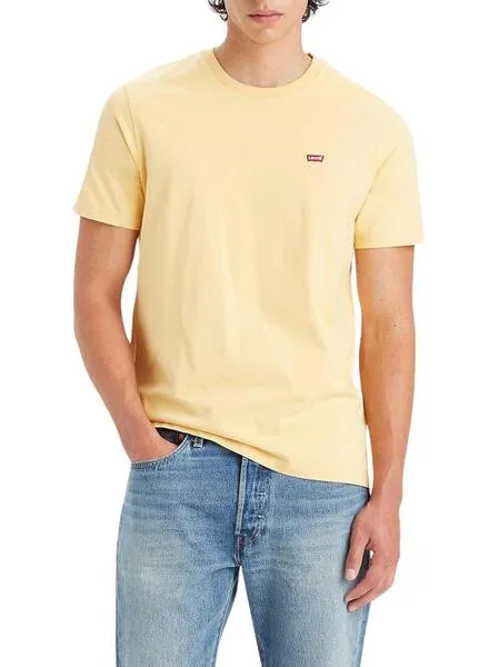 Camiseta Levi's Original Housemark Amarillo Hombre