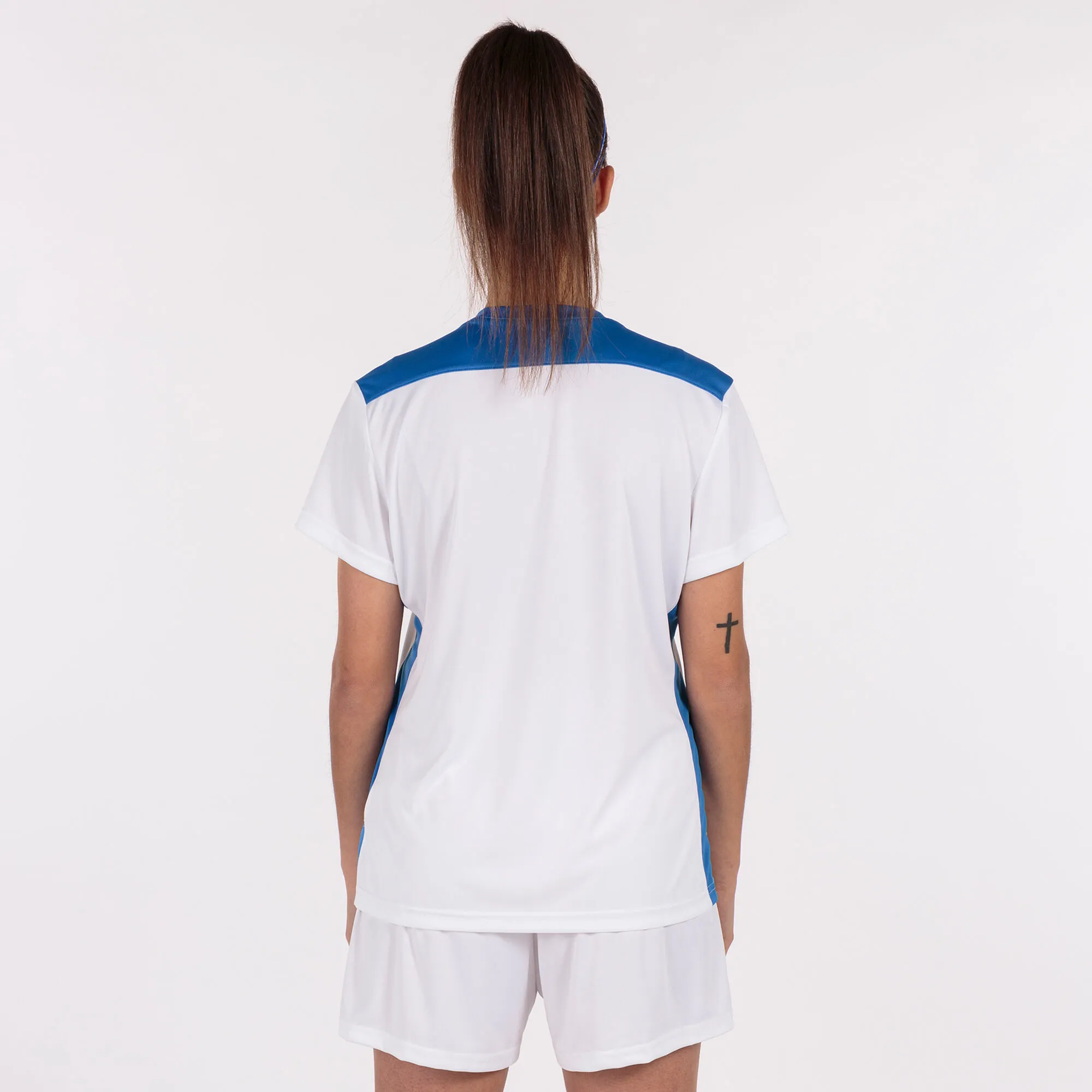 Camiseta manga corta mujer Championship VI blanco royal