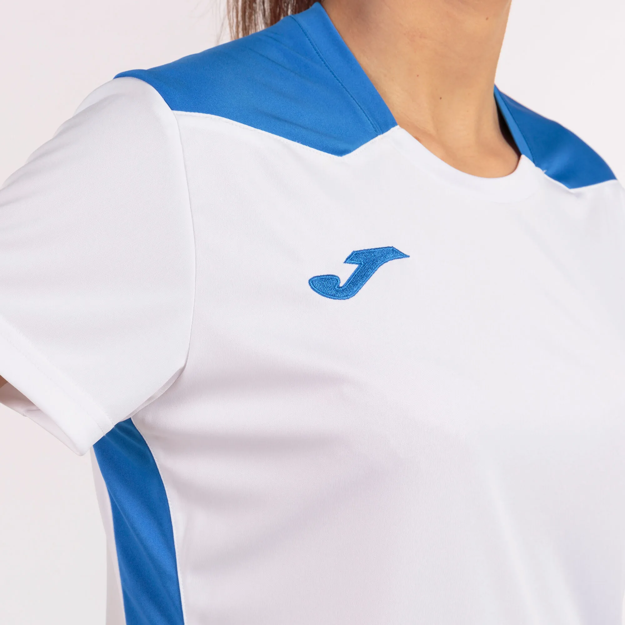 Camiseta manga corta mujer Championship VI blanco royal