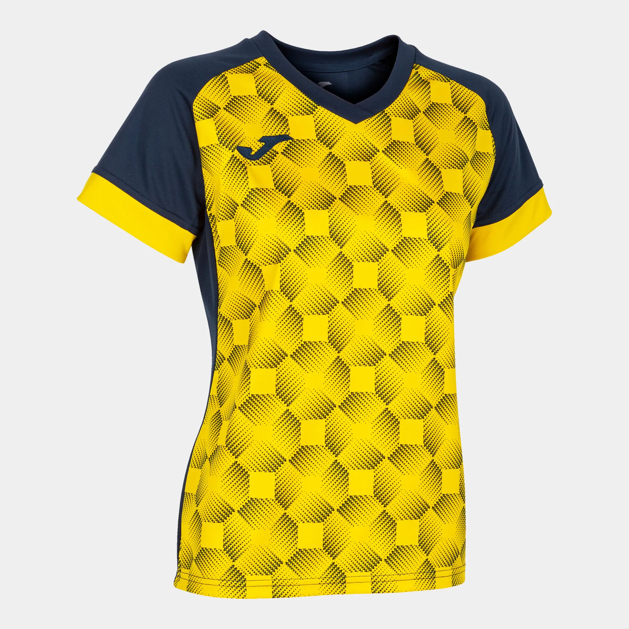 Camiseta manga corta mujer Supernova III marino amarillo