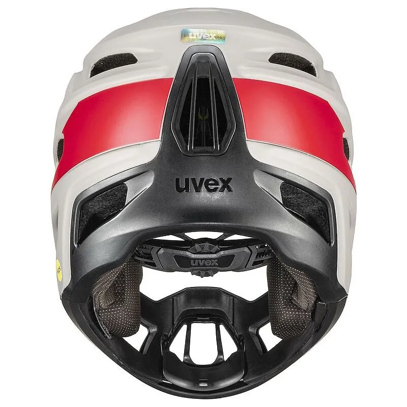 Casco DH MTB Uvex REVOLT MIPS (roble marrón rojo)