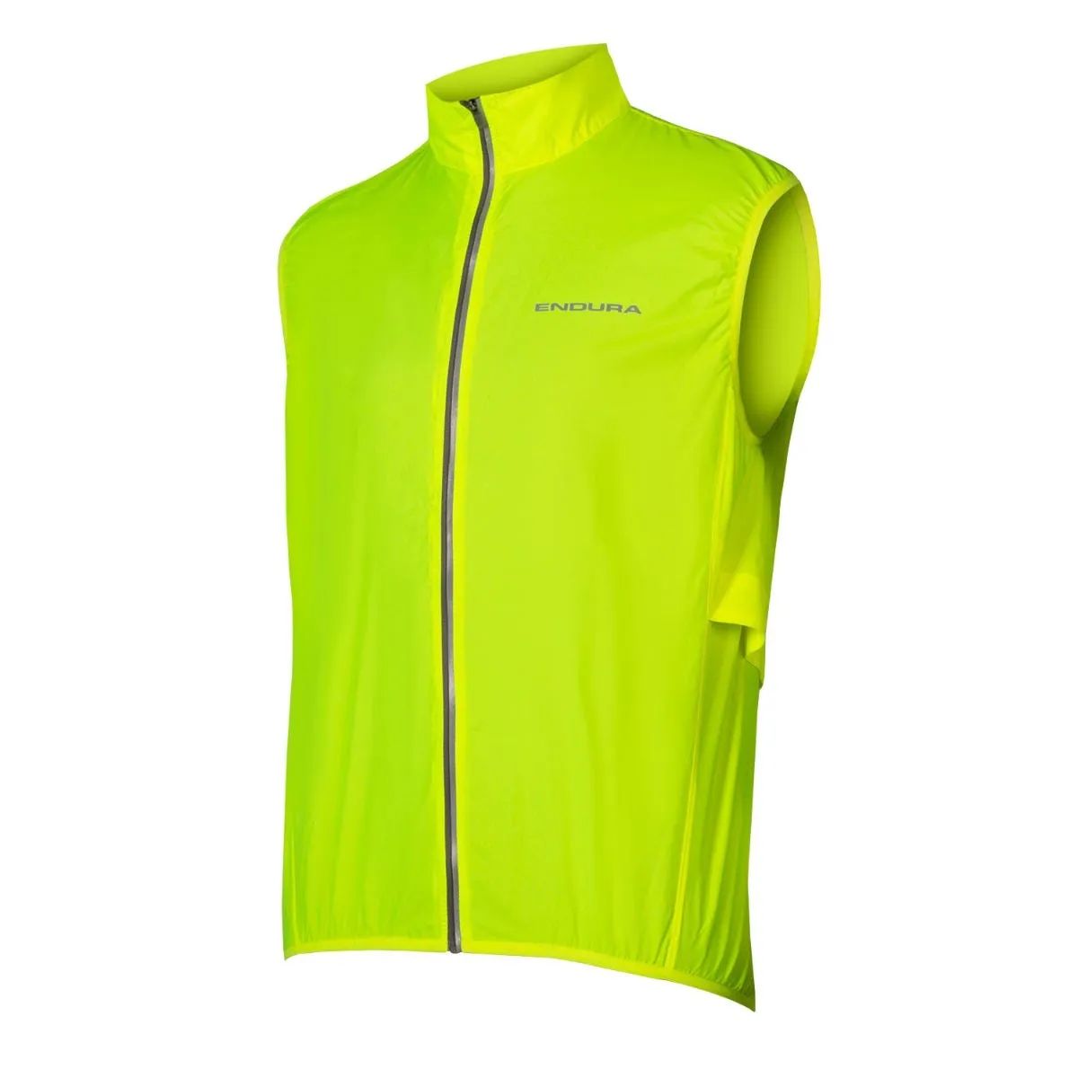 Chaleco Cortaviento Ciclismo Hombre Endura Pakagilet Amarillo