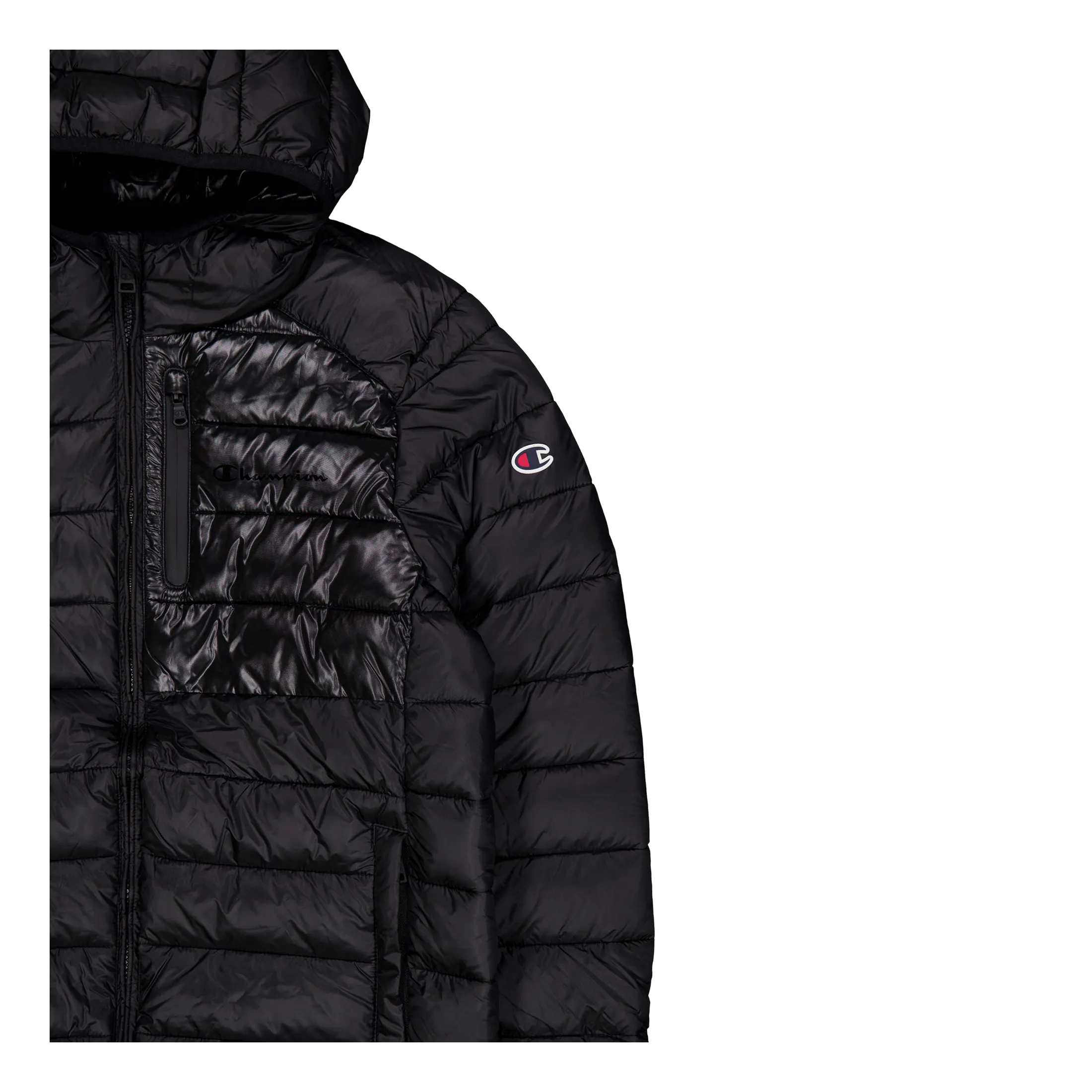 Champion Hooded Jacket Black Beauty