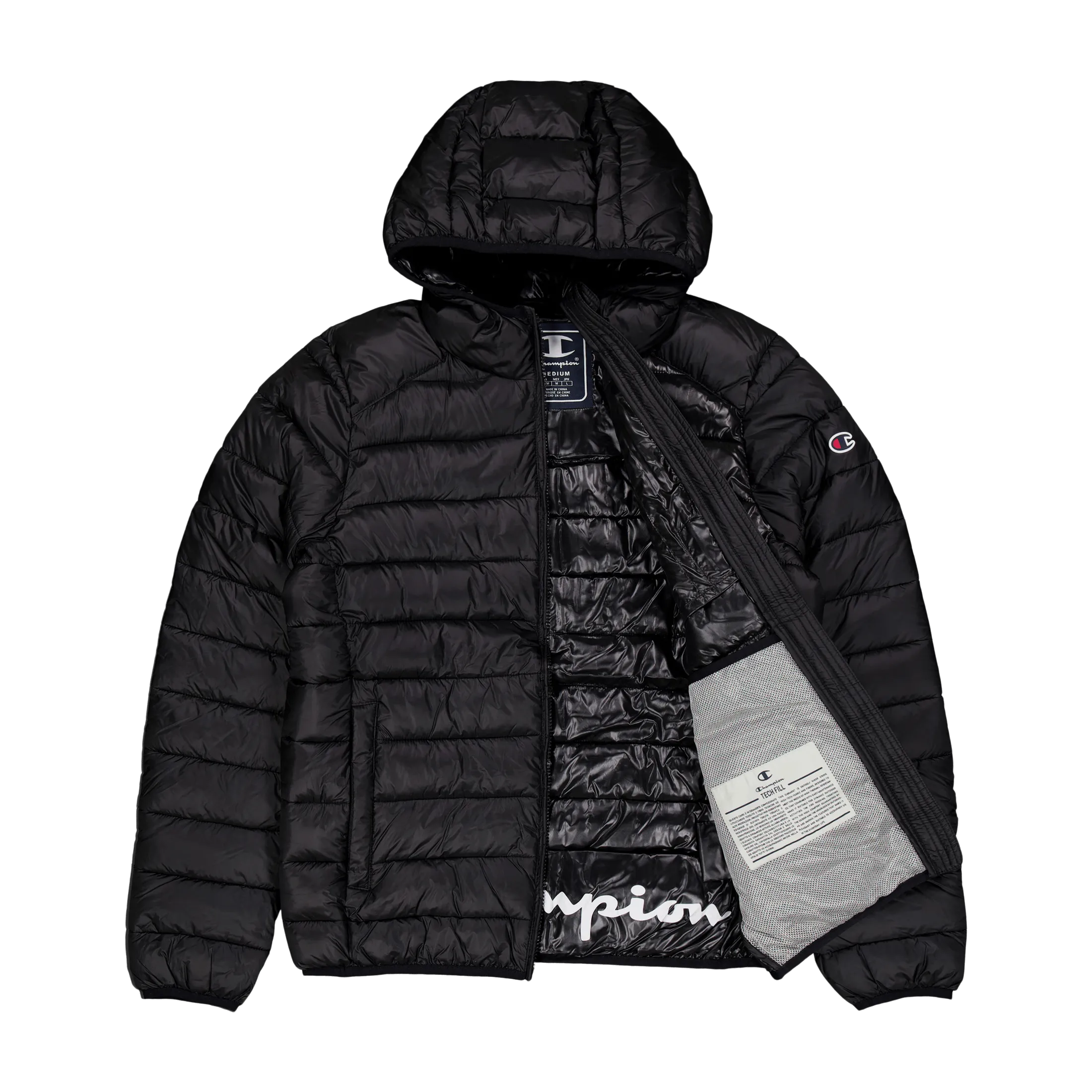 Champion Hooded Jacket Black Beauty