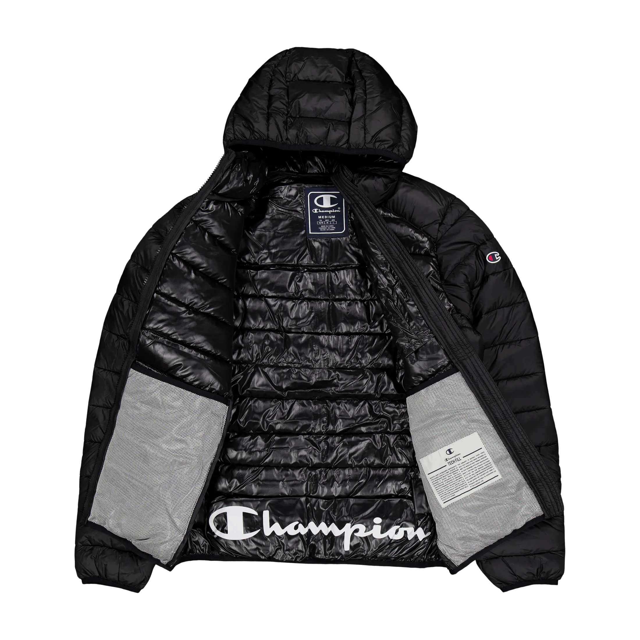 Champion Hooded Jacket Black Beauty