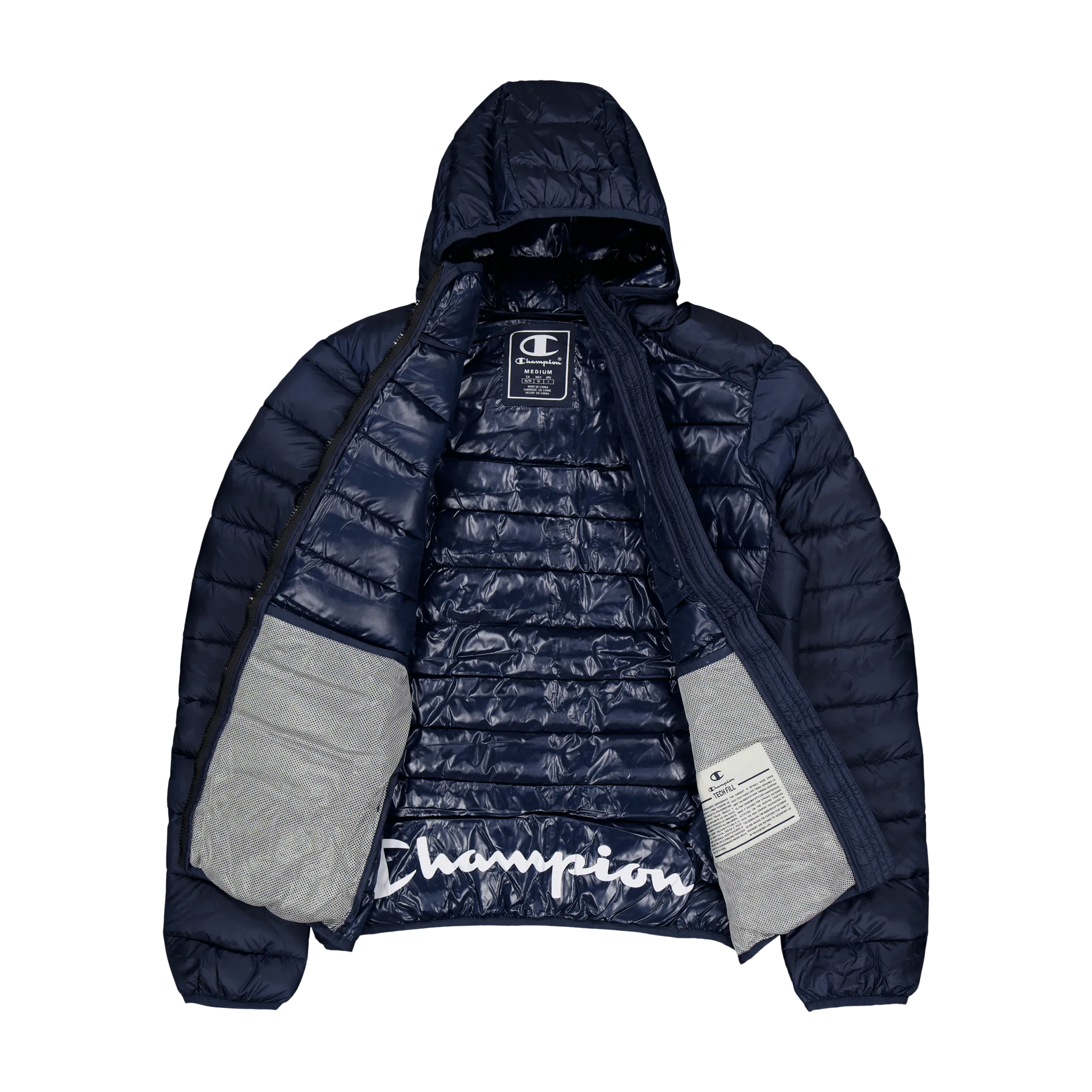 Champion Hooded Jacket Sky Captain