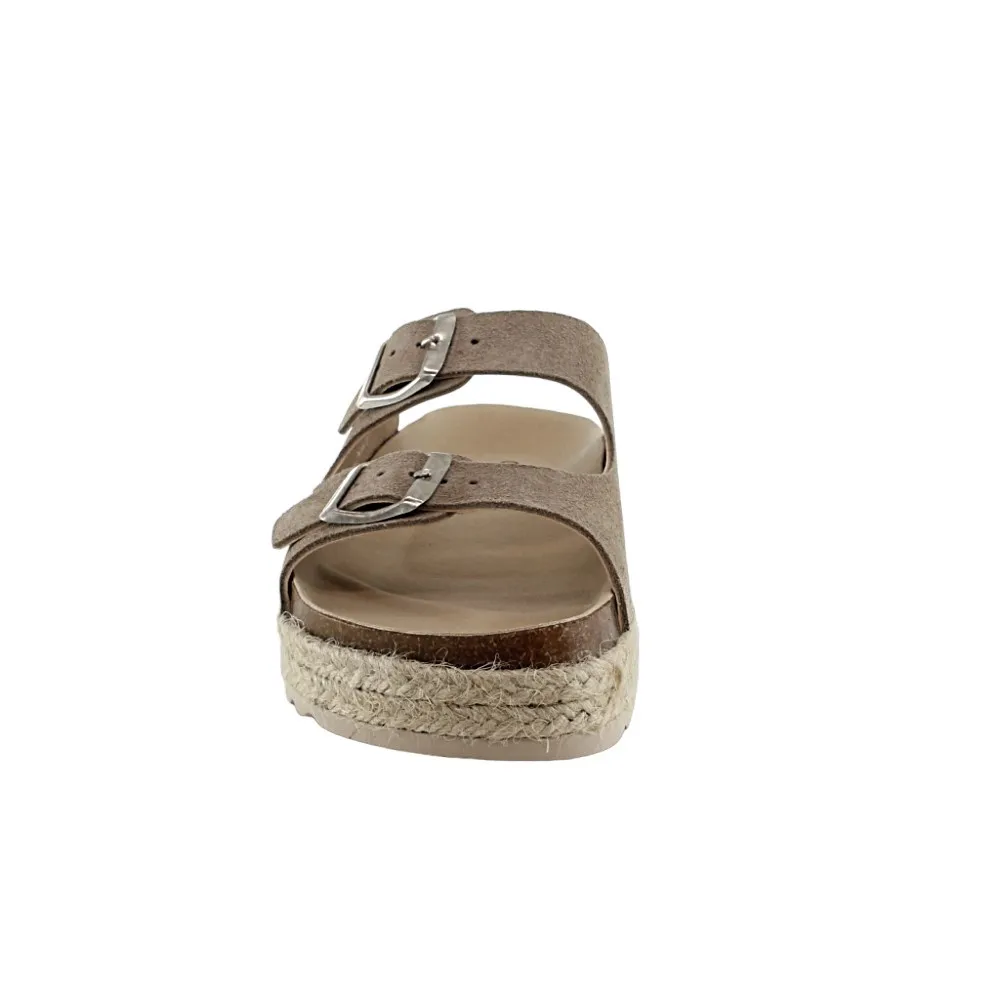 Chanclas Coquette plataforma 15093 Piedra