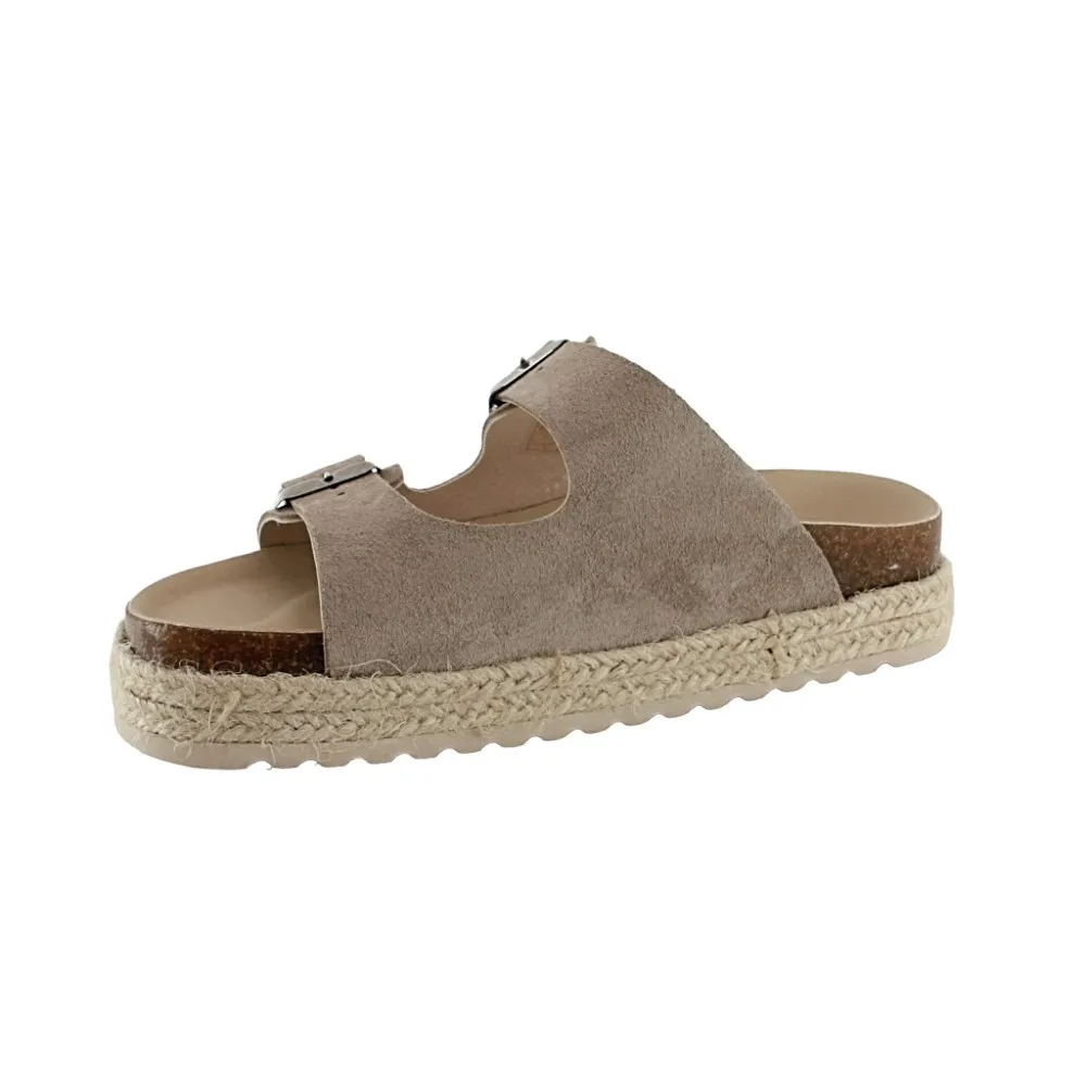 Chanclas Coquette plataforma 15093 Piedra