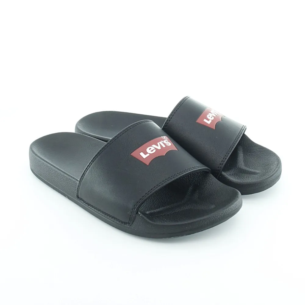 Chanclas de agua Levi's June Negro-Rojo..