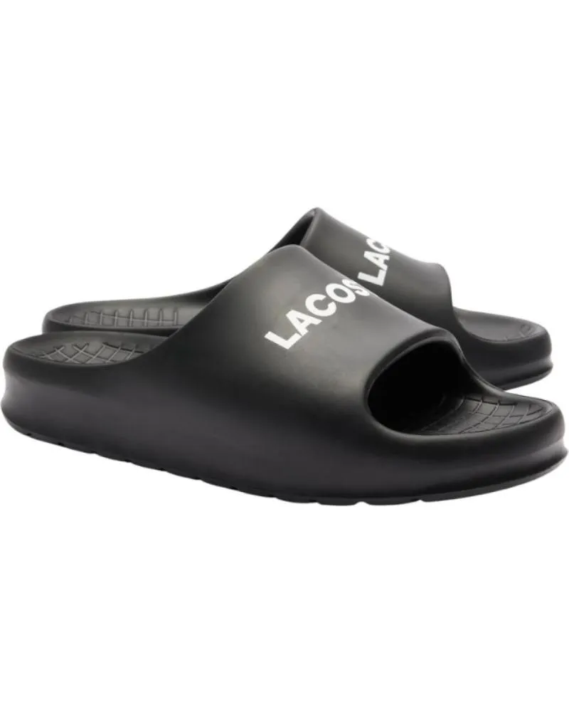 Chanclas de Hombre LACOSTE SERVE SLIDE 2 0 NEGRO