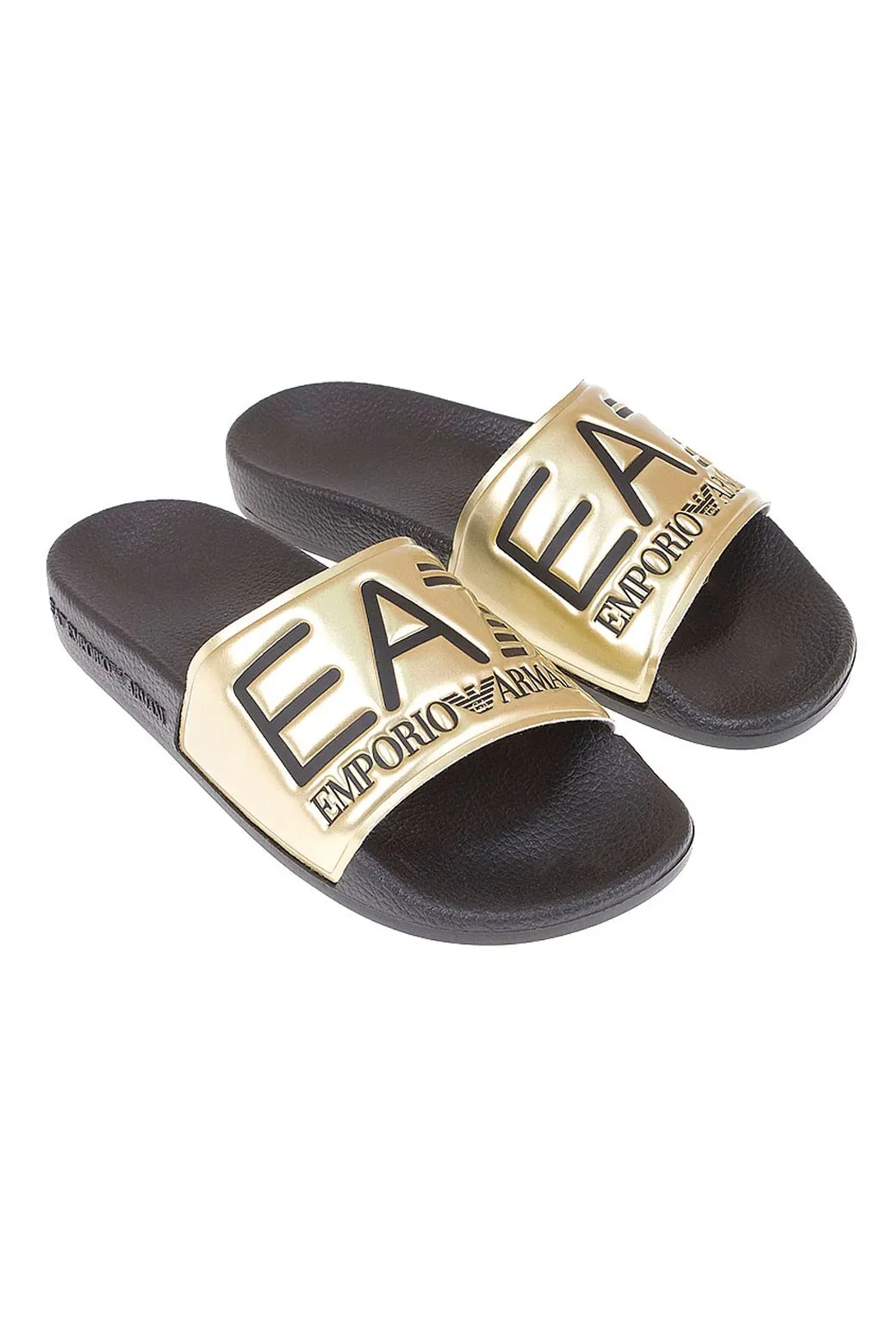 Chanclas Emporio Armani EA7 Logo Dorado